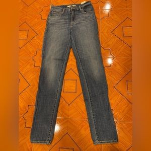 Levi Strauss & Co. Women’s High-Rise Skinny Jeans – Blue, Size 26